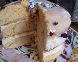 A picture of step 16 of Rose & Lemon (Wheat Free) Celebratory Cake.