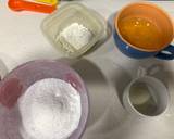Foto del paso 1 de la receta Pastel de merengue bajo en azúcar con crema de naranja