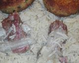 A picture of step 5 of Mutton Pulao.