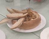 Foto del paso 8 de la receta: Fondue de queso camembert en pan de pagés al horno