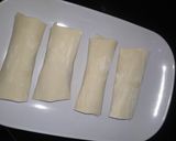 Foto langkah ke 3 dari resep Lumpia Ubi Orens Keju Lumer.