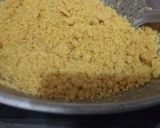 A picture of step 3 of Danedar besan burfi.