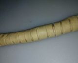 A picture of step 7 of Caterpillar bread.