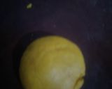 A picture of step 1 of Besan Shakalpare.