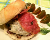 Foto del paso 5 de la receta: Hamburguesa con queso azul y jamón serrano