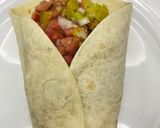 A picture of step 3 of Mexican tortilla.