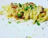 Foto del paso 10 de la receta: Fideos cintas con crema de nueces