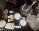 A picture of step 1 of Chocolate Cake.