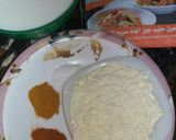 A picture of step 1 of Karhi pakore.
