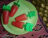 A picture of step 1 of Watermelon Popsicle.