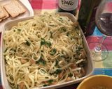 Foto del paso 4 de la receta: Fideos con langostinos