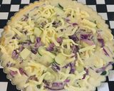 Foto del paso 4 de la receta: Quiche de Repollo Rojo y Calabacín!