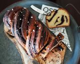 Foto langkah ke 8 dari resep Roti Babka isi Cokelat dan Kacang.