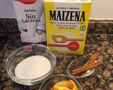 A picture of step 1 of Leche Frita.