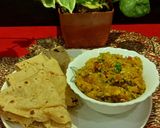 A picture of step 6 of Baingan Bharta.