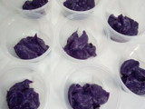 Taro milk cheese aka ubee jelly salad