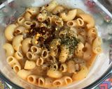 A picture of step 3 of Pink Sauce Pasta in Microwave.
