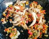 Foto del paso 4 de la receta: Arroz con tirabeques, setas y espinacas
