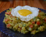 Foto del paso 6 de la receta: Zucchini, tomate y huevo con un toque especiado