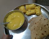 A picture of step 6 of खांडवी.