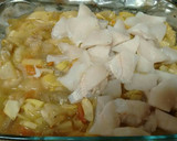 Foto del paso 3 de la receta: Calabacín con berenjena y merluza al horno