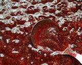 A picture of step 5 of Phalsa chutney.