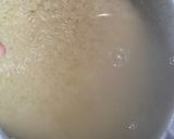 A picture of step 1 of White paper steamed Rice.