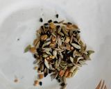 A picture of step 2 of Bhindi aloo bhaji.