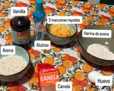 Foto del paso 1 de la receta: Galletas de avena y 🍎