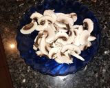 Foto del paso 2 de la receta Judías con piñones y champiñones