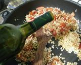 Hình bước làm 6 của món Risotto Hải Sản Ý