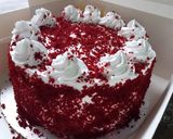 A picture of step 6 of Red Velvet Cake ❤️.
