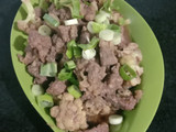 Daging teriyaki kembang kol