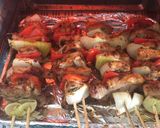 Foto del paso 3 de la receta: Pincho de cerdo con vegetales