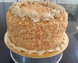Foto langkah ke 8 dari resep Mocca Nougat cake (birthday cake).