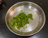 A picture of step 2 of Tricolour Pulav. 🇮🇳.