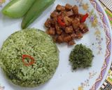 Foto langkah ke 3 dari resep Nasi Hijau Pandan.