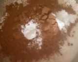 A picture of step 1 of Chocolate cake.