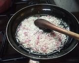 A picture of step 4 of Lyonnaise potatoes.