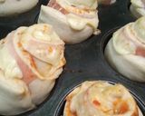 Foto del paso 5 de la receta: Rosas de jamón y muzzarella 💞😎