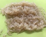 A picture of step 1 of Shirataki Rice.