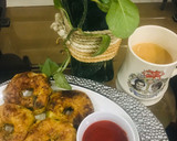 A picture of step 3 of Donut cutlus with chai.