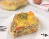 健康蔬食懶人料理~新豬肉彩椒烘蛋(烤箱版)的食譜步驟12照片