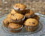 A picture of step 8 of Banana chocolate chip muffins 🧁.