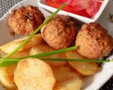 Zabpelyhes petrezselymes fasírt Air fryerben sütve gluténmentesen recept fázis 4 fotója
