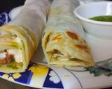 A picture of step 15 of Chicken Roll Paratha🌯.