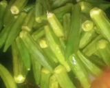 A picture of step 8 of Lady Finger Mutton (Bhindi Gosht).