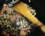 A picture of step 1 of Chicken pulao.