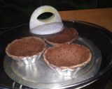 A picture of step 2 of Kuttu Tart With Banana Caramelize Sauce.
