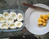 Foto del paso 6 de la receta: Huevos rellenos de 'atún' vegetarianos